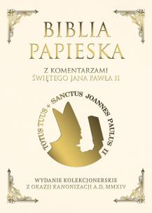 Okładka książki Biblia Papieska z koment. Św. Jana Pawła II B LM
