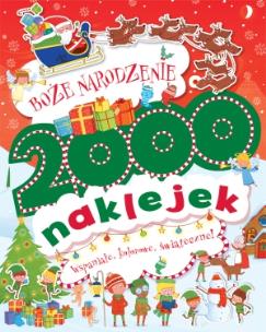 Okładka książki Boże Narodzenie. 2000 naklejek