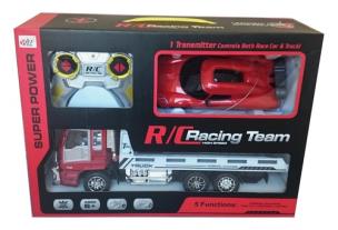 Opakowanie Ciężarówka i samochód zdalnie sterowane jednym pilotem