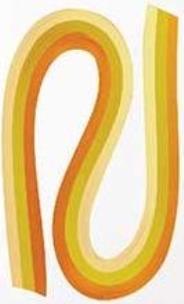 Okładka książki Dodatek dekoracyjny Qulling Craft-fun paski do Quillingu 6mm