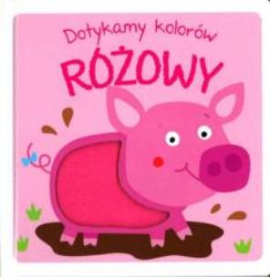 Okładka książki Dotykamy kolorów. Różowy