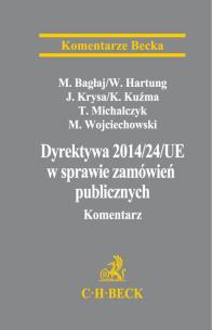 Okładka książki Dyrektywa Parlamentu Europejskiego i Rady 2014/24/UE w sprawie zamówień publicznych Komentarz