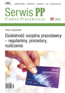 Opakowanie Działalność socjalna pracodawcy