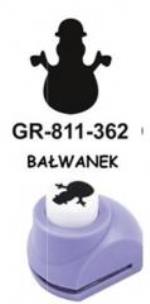 Opakowanie Dziurkacz ozdobny mały 1,8cm Bałwanek GRAND
