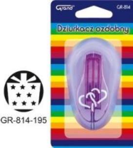 Opakowanie Dziurkacz ozdobny średni 2,5cm Prezent GRAND