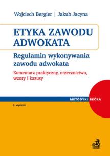 Okładka książki Etyka zawodu adwokata