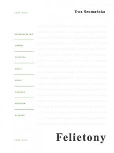 Okładka książki Felietony