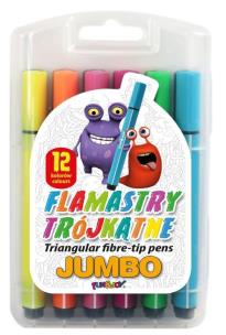 Opakowanie Flamastry trójkątne Jumbo 12 kolorów