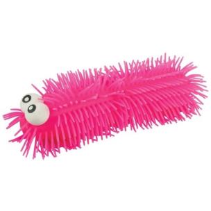 Opakowanie Gniotek robak z dużymi oczami różowy