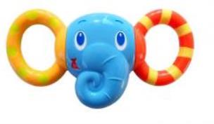 Okładka książki Grzechotka Słonik DUMEL