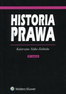Okładka książki Historia prawa