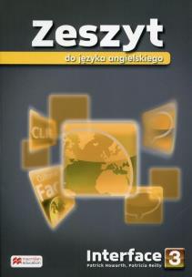 Okładka książki Interface 3 Zeszyt do języka angielskiego