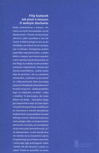 Okładka książki Jak pisać o muzyce O wolnym słuchaniu