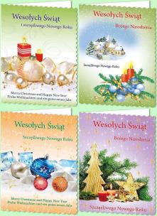 Opakowanie Karnet B6 Boże Nar. Z opłatkiem Świecki (10sz) MIX