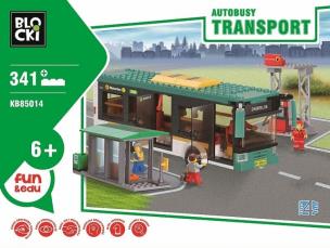 Okładka książki Klocki Blocki Transport Autobusy 341 elementów