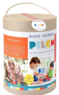 Opakowanie Klocki kolorowe w tubie
