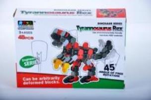 Opakowanie Klocki konstrukcyjne Tyranozaur 48el