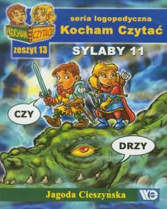 Okładka książki Kocham czytać zeszyt 13. Sylaby 11