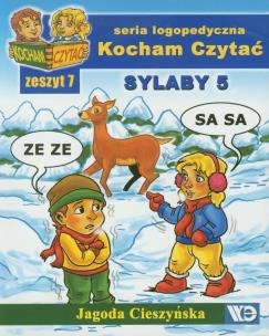 Okładka książki Kocham czytać zeszyt 7. Sylaby 5