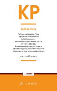 Okładka książki Kodeks pracy oraz ustawy towarzyszące