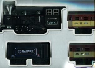 Opakowanie Kolejka ze światłem dźwiękiem i dymem + tory 148x86 cm