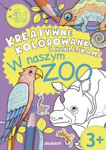 Okładka książki Kolorowanka W naszym ZOO
