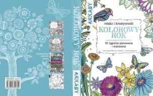 Okładka książki Kolorowy rok. 52 tygodnie planowania i malowania