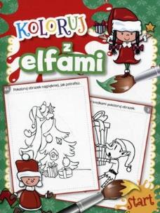 Okładka książki Koloruj z elfami