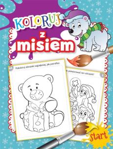 Okładka książki Koloruj z misiem