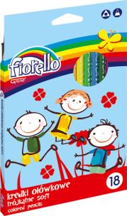 Opakowanie Kredki Super Soft 18 kolorów