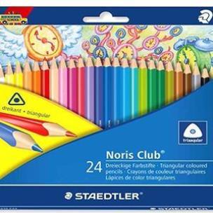Opakowanie Kredki trójkątne ołówkowe 24 kolory