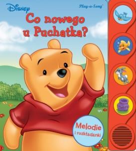 Okładka książki Książeczka dźwiękowa. Disney. Co nowego u Kubusia?