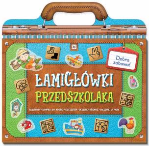 Łamigłówki przedszkolaka. Autor: Opracowanie zbiorowe. Multiszop.pl Okładka książki Łamigłówki przedszkolaka