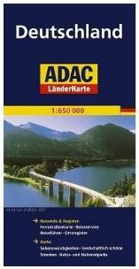 Okładka książki LanderKarte ADAC. Deutschland 1:650 000