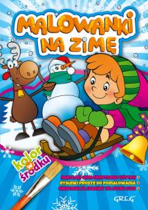 Okładka książki Malowanki na zimę