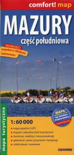 Opakowanie Mazury część południowa mapa turystyczna 1:60 000