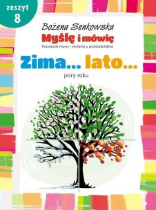 Okładka książki Myślę i mówię z.8 Zima... lato... Pory roku