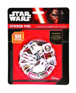 Opakowanie Naklejki wypukłe 50 sztuk Star Wars 7