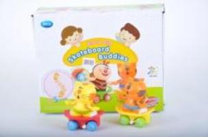 Opakowanie Nakręcane zwięrzątko na deskorolce 12cm