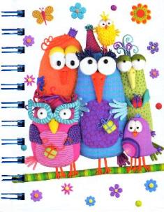 Okładka książki Notatnik A6. Ptaszki. Marzipan