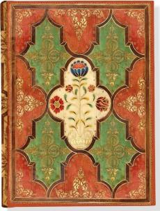 Opakowanie Notatnik Szyty Kwiecisty Pergamin