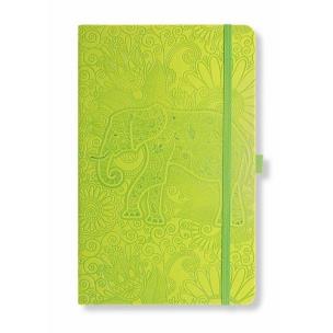 Opakowanie Notes Ivory A5 Słoń zielony kratka