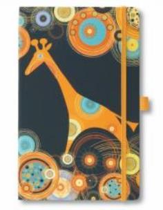 Opakowanie Notes Ivory A6 Animal Żyrafa kratka