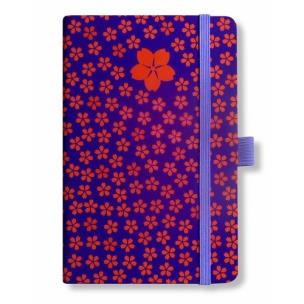 Opakowanie Notes Ivory A6 Mały Kwiat Fioletowy kratka