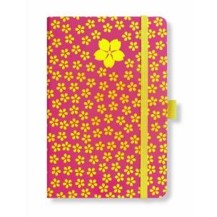 Opakowanie Notes Ivory A6 Mały Kwiat Różowy kratka