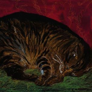 Opakowanie Notes Śpiący Kot