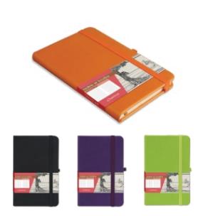 Opakowanie Notes w kratkę A6 Secesja fioletowy