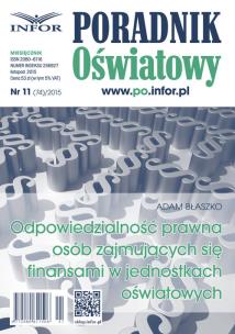 Opakowanie Odpowiedzialność prawna osób zajmujących się finansami w jednostkach oświatowych