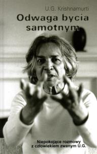 Odwaga bycia samotnym. Autor: U. G. Krishnamurti. Multiszop.pl Okładka książki Odwaga bycia samotnym