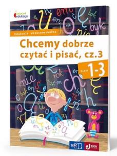 Okładka książki Owocna Edukacja. Chcemy dobrze czytać i pisać cz.3